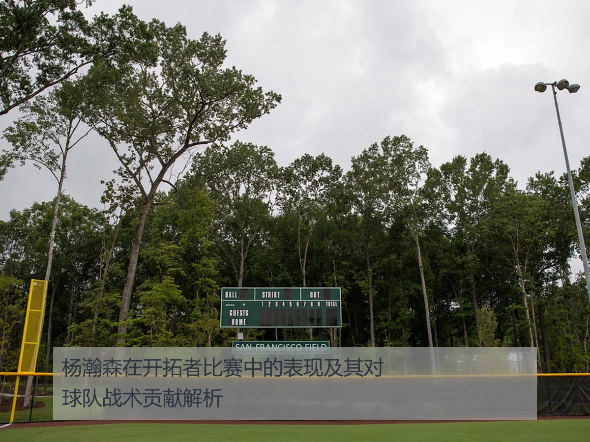 杨瀚森在开拓者比赛中的表现及其对球队战术贡献解析